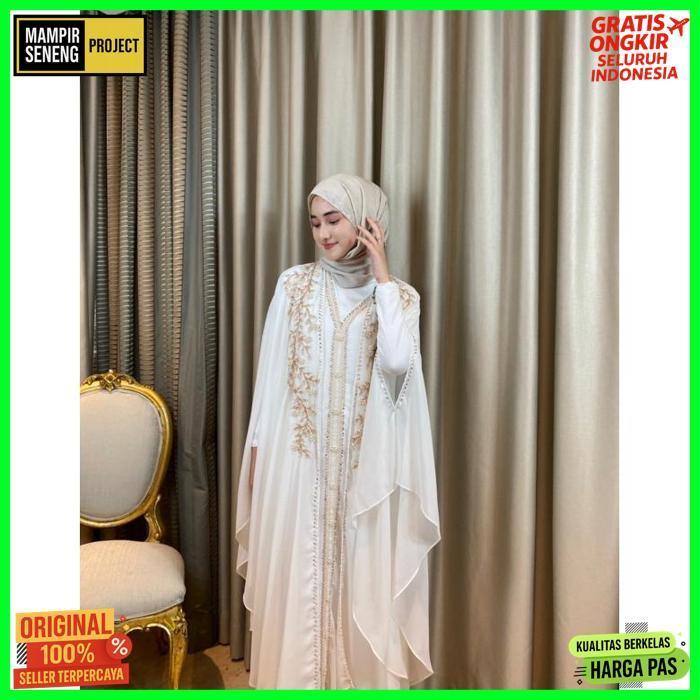 Exclusive Ready Stok Ghina Kaftan Free Inner Manset, Belt & Turban