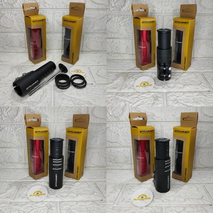Adaptor Peninggi Stem Stang Handlebar STRUMMER Alloy Sepeda MTB Federal Fork Oversize 28.6mm