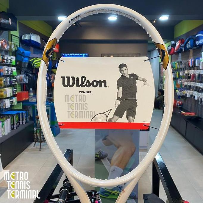 Wilson Hyper Hammer 5.3 White 2023 Tennis Racket ( Raket Tenis Wilson )