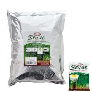 Tepung Dawet Cendol Instan Sruut Pandan Hijau 100 gram dan 1 kg