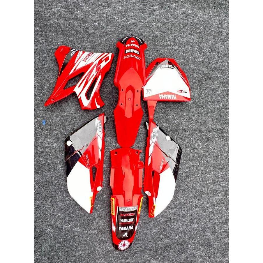 Cover Body Dan Papan Nomor YZ 85 New Dan Striping Motor Motorcyclesparepart