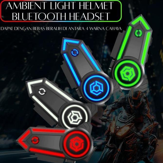 Intercom Helm Motor Headset Helm Bluetooth Hands Free Dengan Mikrofon Tahan Air Mic Bluetooth Helm S