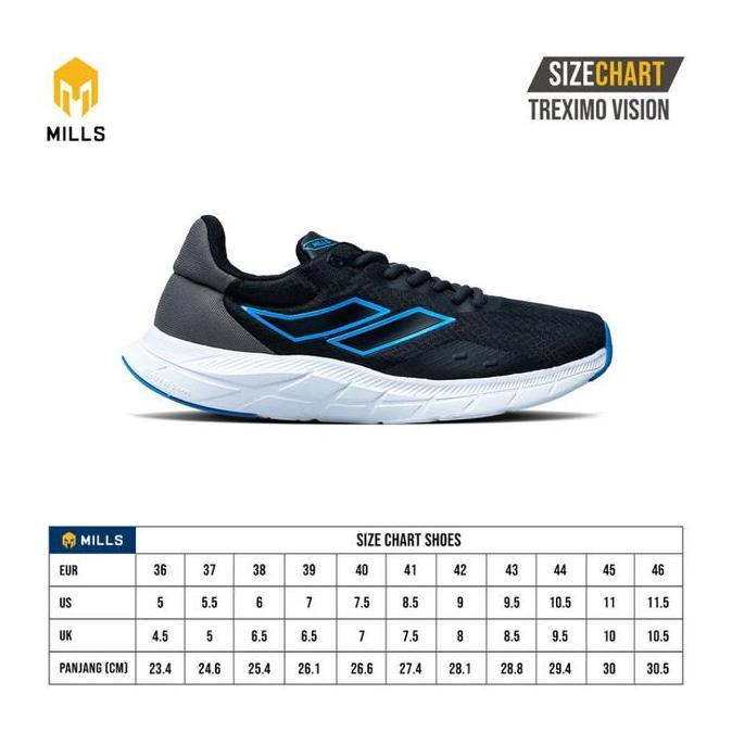 SEPATU RUNNING MILLS TREXIMO VISION - SEPATU SPORT -  MILLS TREXIMO VISION - NEW ARRIVAL - SEPATU MU