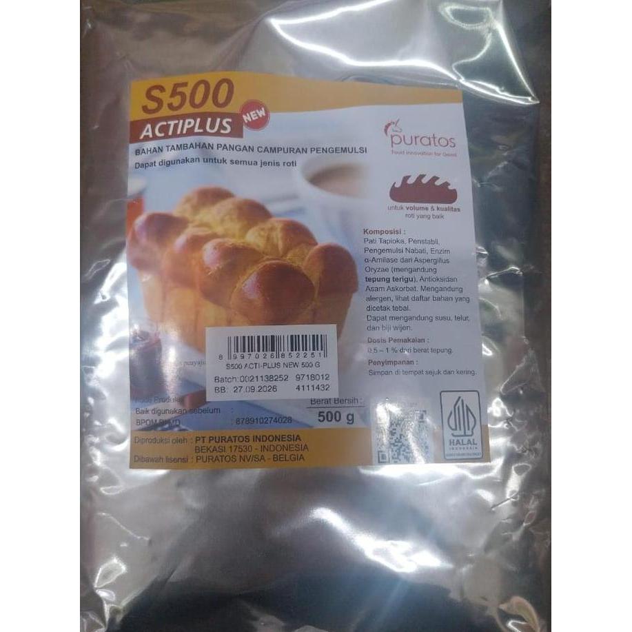 Puratos S500 Acti-plus pengembang Roti Bread Improver Pelembut 500gr