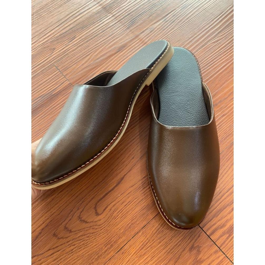 FREE ONGKIR SANDAL SLOP KULIT PRIA | SANDAL KEREN| SANDAL BALI | KUNDANGAN | WEDDING / SEPATU SELOP 