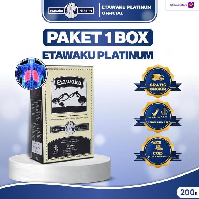 Etawaku Platinum - Susu Bubuk Kambing Etawa Dairy Milk 200g-Tulang, Sendi & Otot