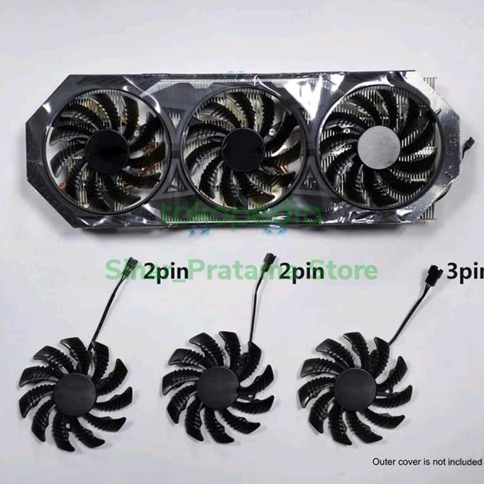 Fan Kipas Vga Gigabyte 75mm 3pin Triple Fan GTX 970 R9 280X