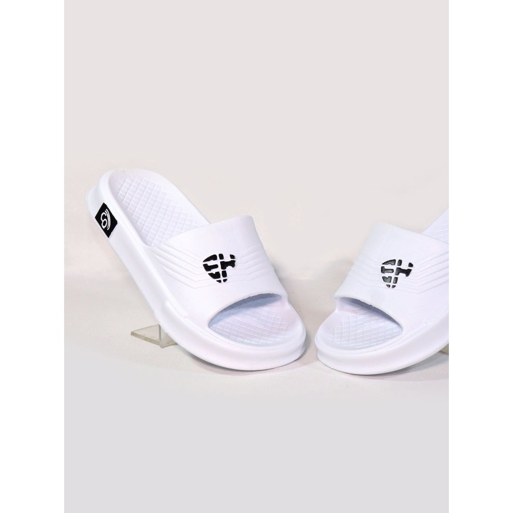 NUNA JAGIYA Dulux Sandal Anak laki-laki Slide Slop Putih - Hitam
