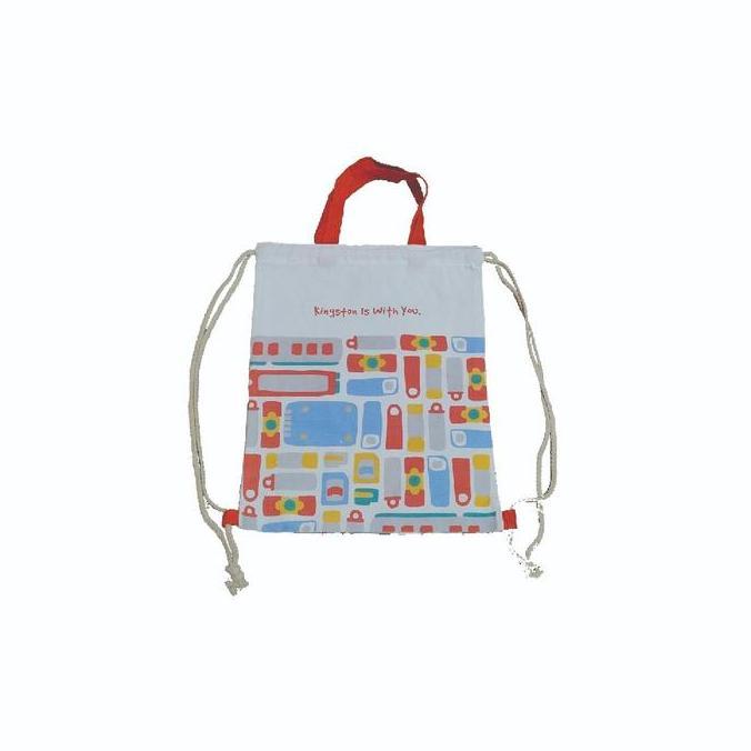 [TIDAK DIJUAL] Tas Canvas Putih Kingston - Merchandise