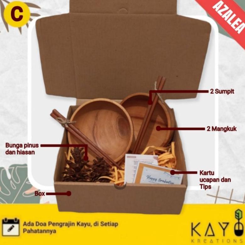 DISKON HAMPERS KADO UNIK PERNIKAHAN WEDDING SPESIAL - PERALATAN DAPUR KAYU