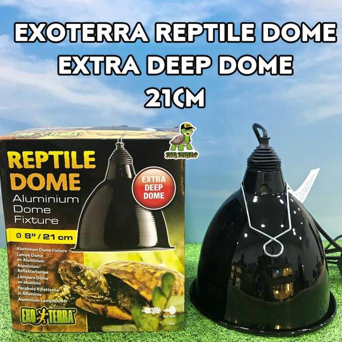 EXOTERRA REPTILE DOME 8" FITTING TORTO REPTIL SULCATA ALDABRA IGUANNA
