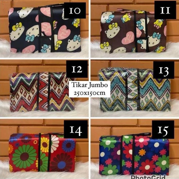 Tikar lipat Microsatin/ Tikar jumbo/ tikar plastik/ waterproof