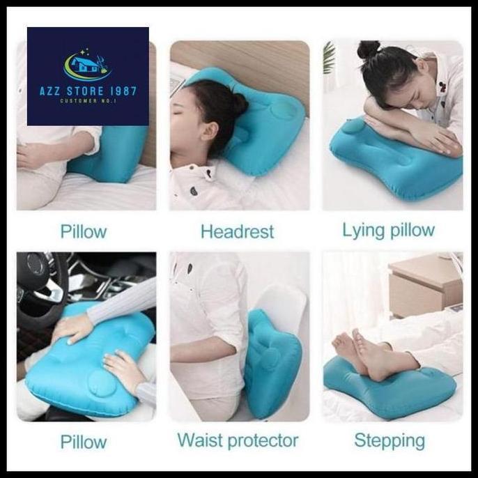 BANTAL ANGIN + POMPA TERINTEGRASI - NatureHike Bantal Angin Inflatable