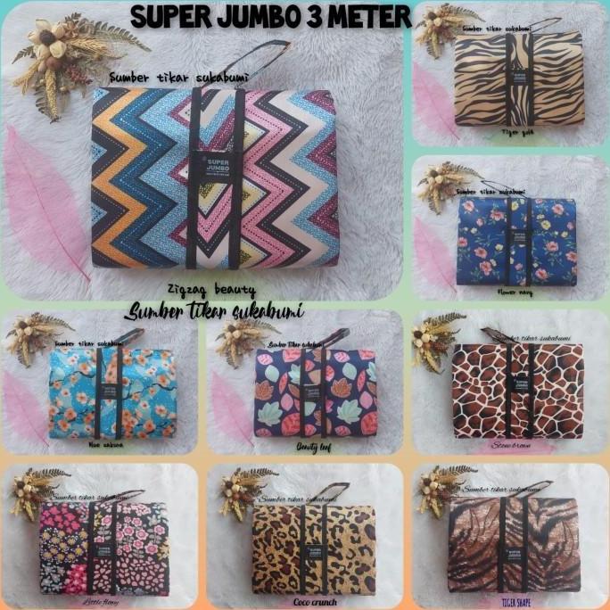 tikar lipat piknik super jumbo/tikar rekreasi 300cmx150cm