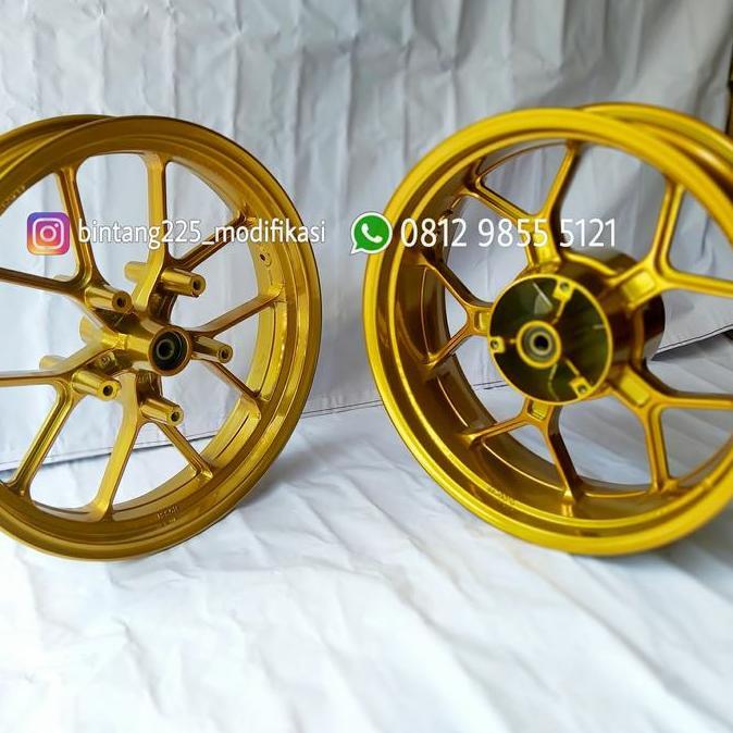 Ready velg vrossi cobra R25 / MT25 Gold candy for triple disk