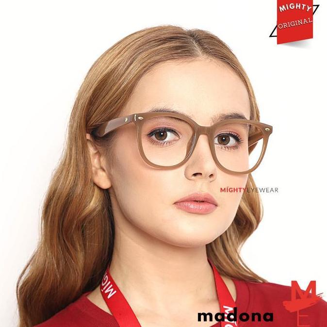 MIGHTY Kacamata PhotoChromic AntiRadiasi MADONA BROWN Wanita