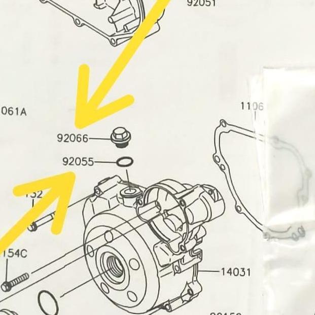 tutup magnet klx 150 atas include o ring