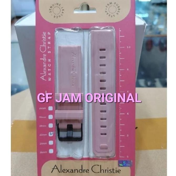 Ready TALI KARET JAM TANGAN ORIGINAL ALEXANDRE CHRISTIE AC9344 AC 9344 STRAP