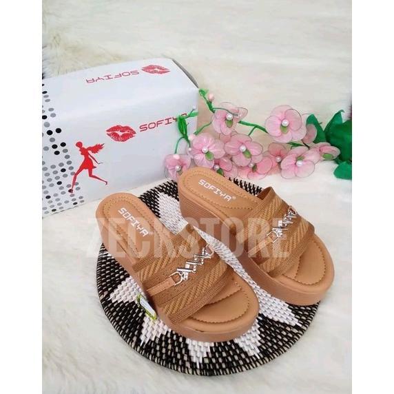 FREE ONGKIR SANDAL WEDGES WANITA PESTA & KONDANGAN | WEDGES HAK TINGGI EMPUK ELEGAN SANDAL WEDGES WA