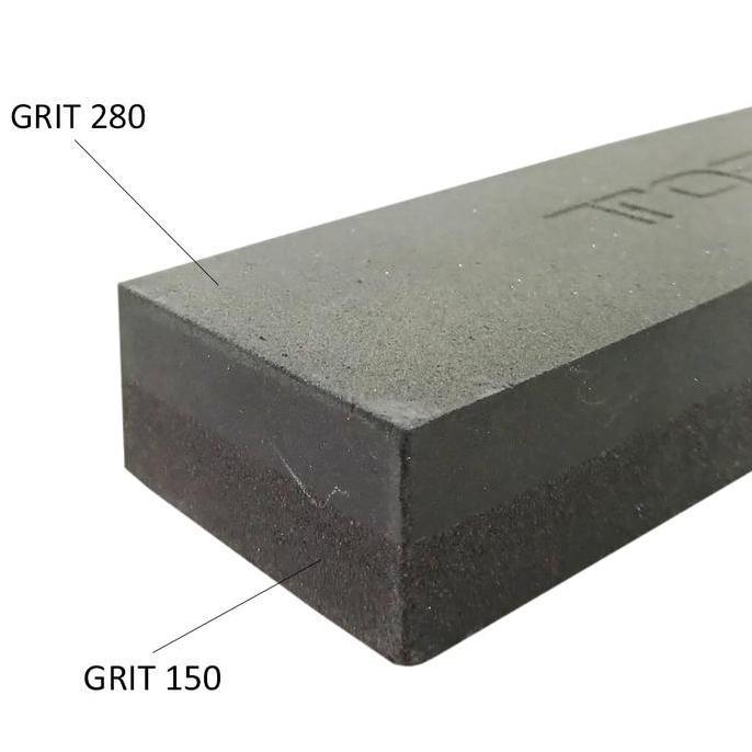 TORA Batu Asahan - Batu Asah Hitam Glass 12 Inch