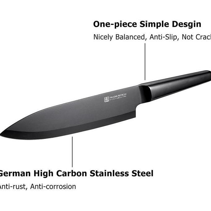 Dapur Paudin RC1 Premium Kitchen Chef Knife 8" Stainless Steel