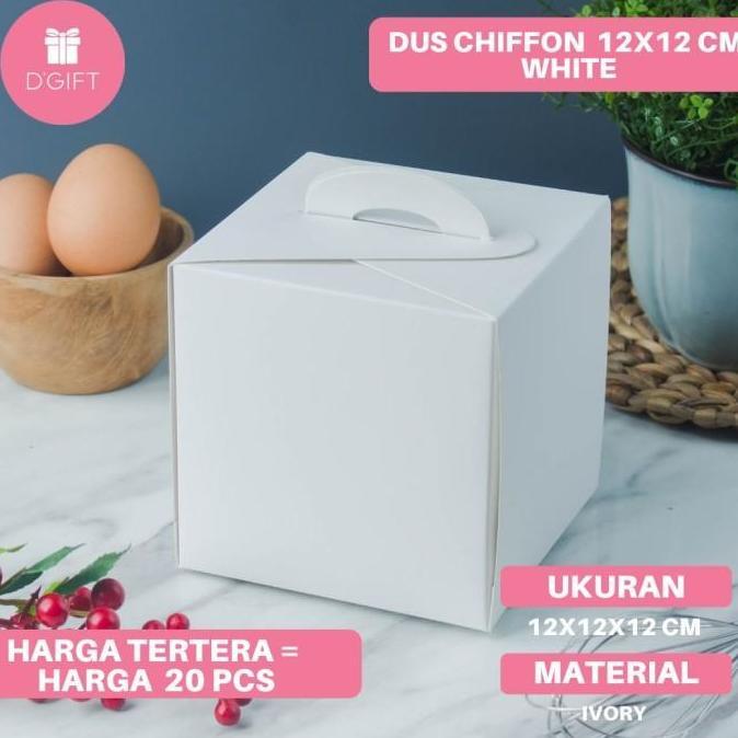 20pcs-Dus Chiffon Mini/Dus Kue/Kotak Kue/ Carry Box/GiftBox Kue
