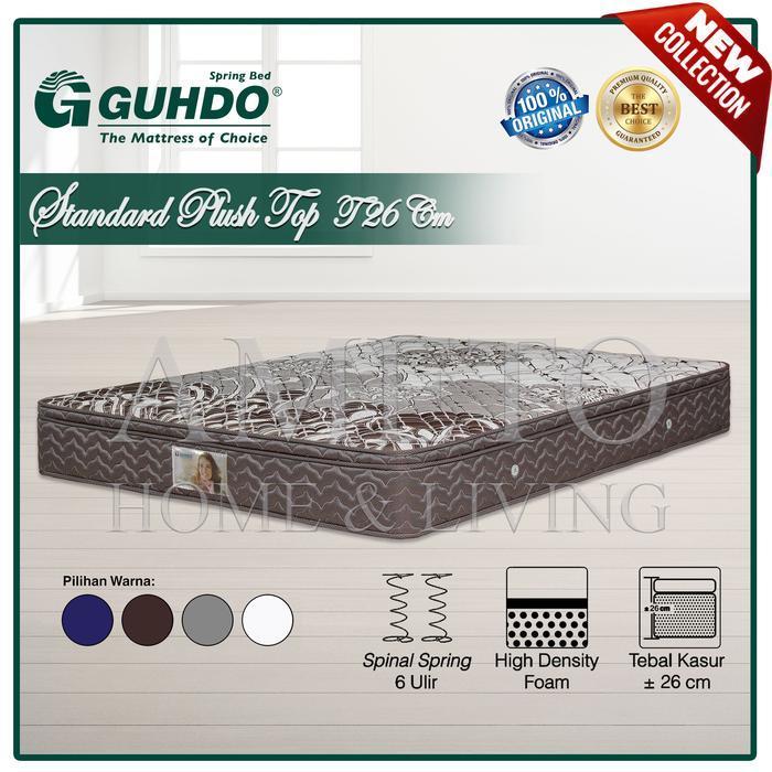 Guhdo Spring bed Kasur Standard Plush Top T 26 cm, 90 100 120 140 160 180 200 x 200 - Guhdo Spring B