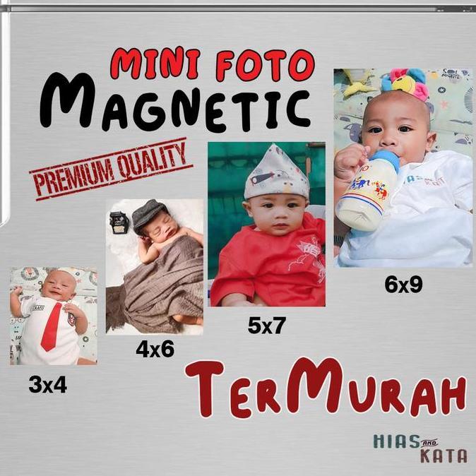 Magnet Kulkas Custom Foto Mini Tempelan kulkas Magnet Lucu Termurah