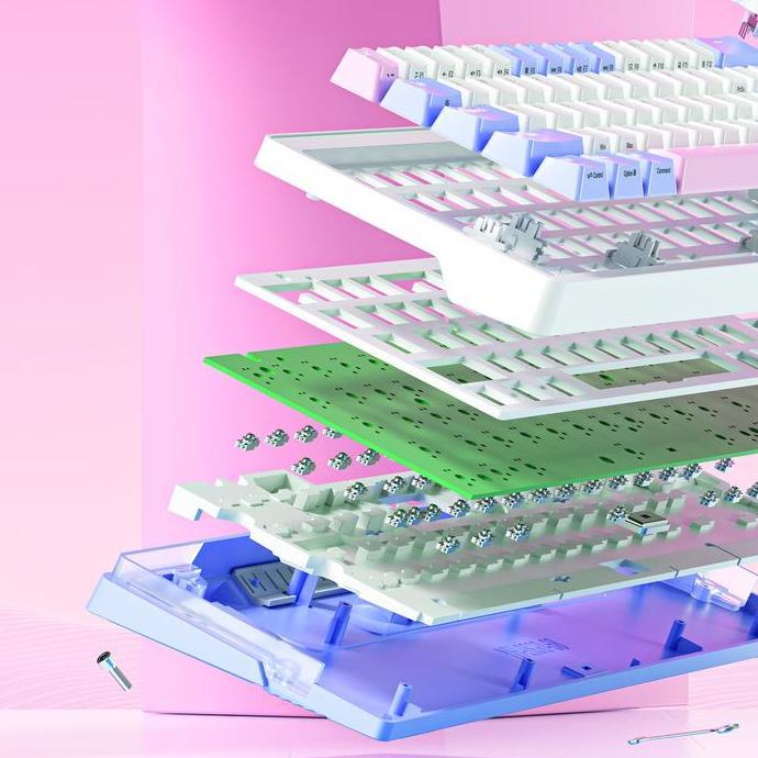 Zifriend ZA68 Mechanical Keyboard 68 Keys RGB Wired