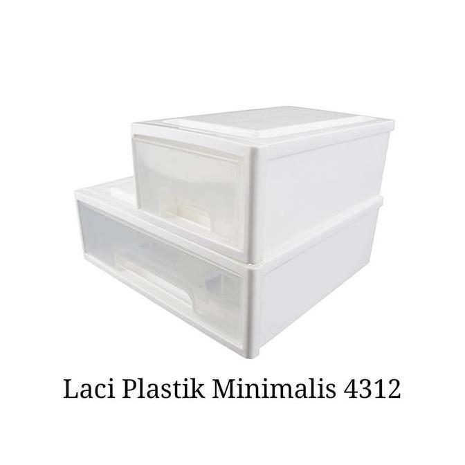 LACI PLASTIK MINIMALIS LACI KECIL TEMPAT BARANG SERBAGUNA KANTOR RUMAH