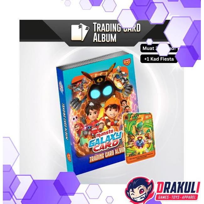 Tcg Boboiboy Monsta Galaxy Card Game Album V4.0 Bonus Card Fiesta