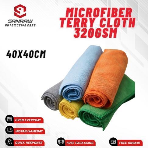 BESTPROMO Lap Kain Microfiber 40x40 320 gsm Murah kualitas Premium 320gsm