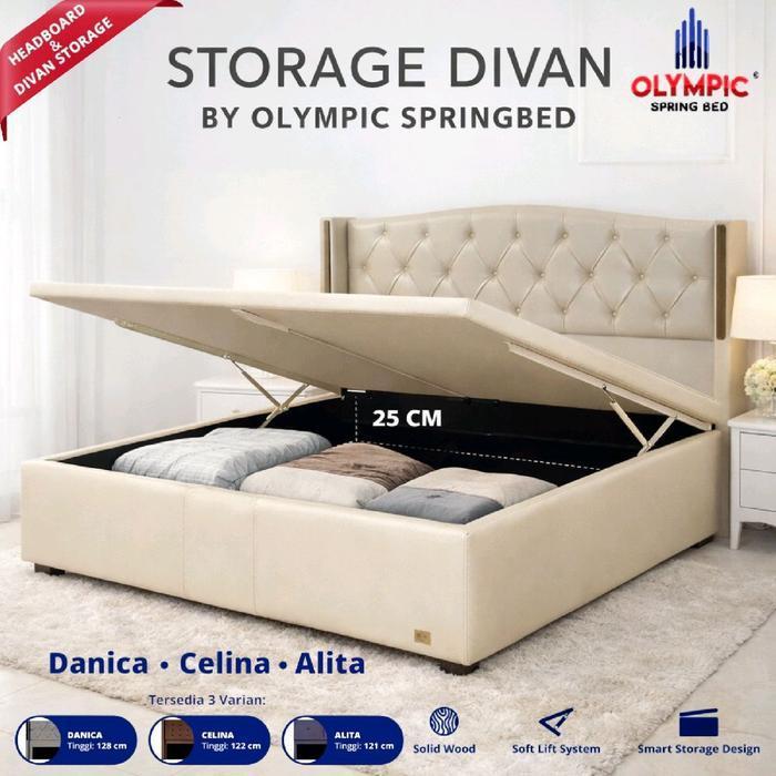 Divan Olympic New Danica Dipan Olympic Springbed Divan Rangka Tempat Tidur Saja Tanpa Sandaran