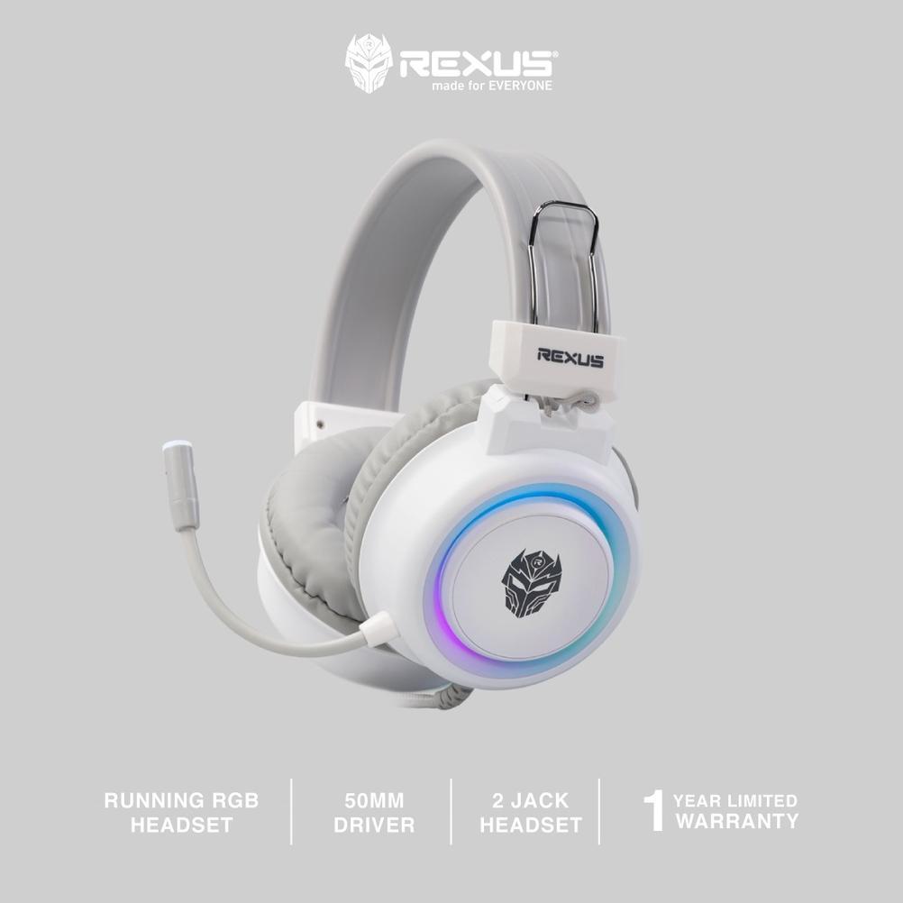 Cuci Gudang Headset Headphone Gaming Rgb Pc Mobile Rexus Vonix F30 Rgb Gaming Headset Headphone