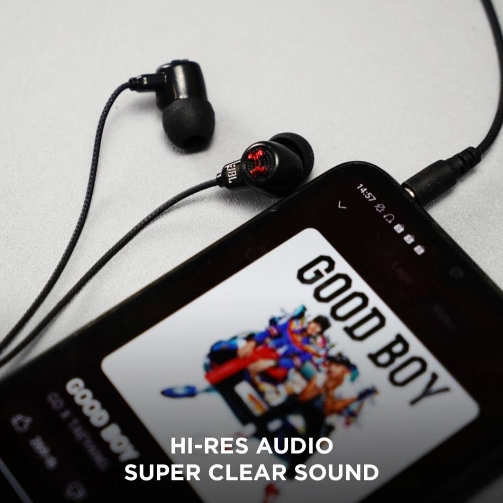 BestPromo <Promo> Jbl Pm-02 Ori Headset Hi-Res Audio Stereo Super Bass Ada Mic Bisa Buat Telp Earpho