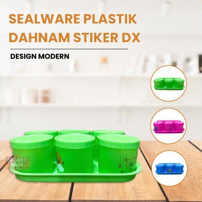 Toples Nato - Besar Set Nampan Toples / Toples Snack Kedap Udara Terlaris