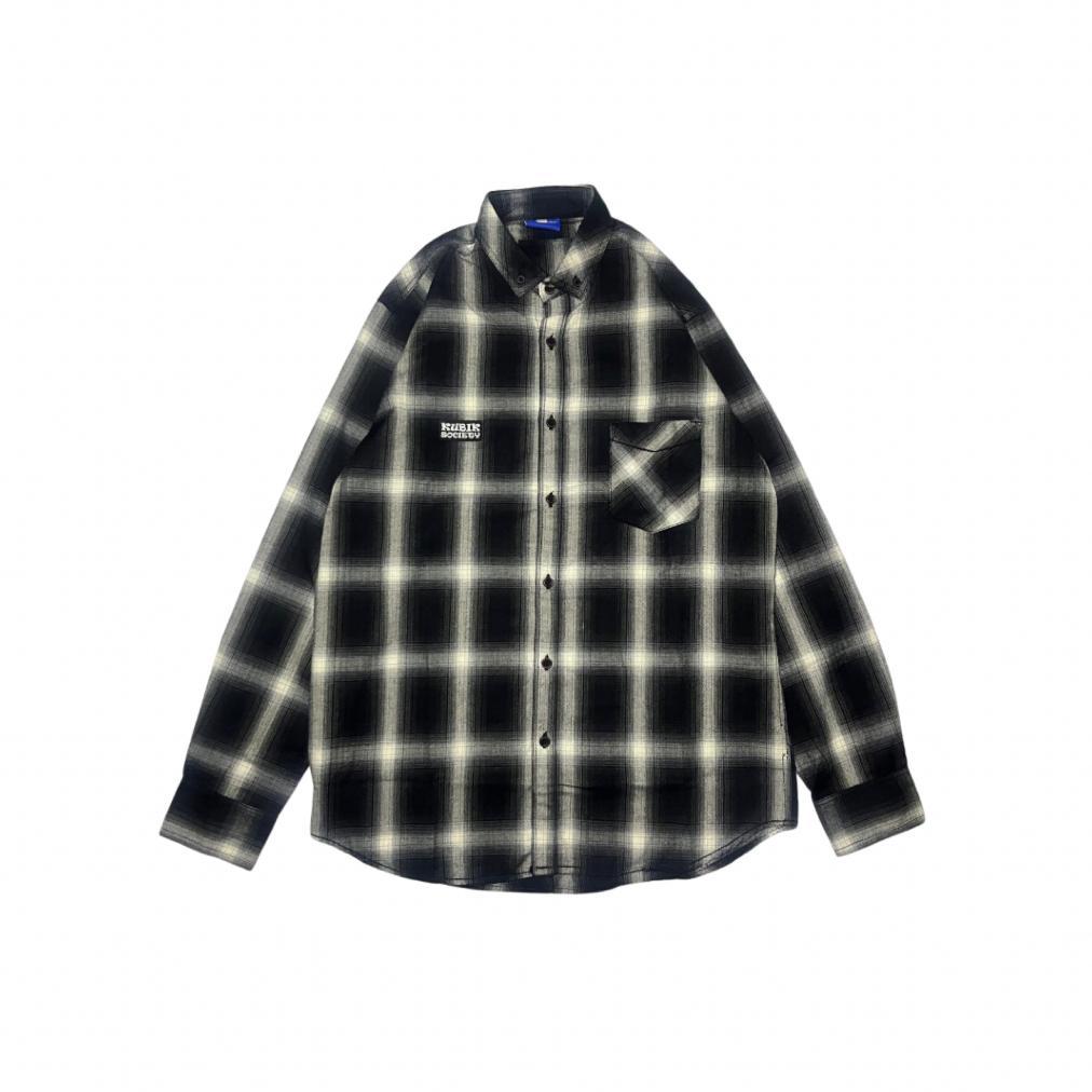 Kubik Society Flanel Veterano - Veterano Tebal Black