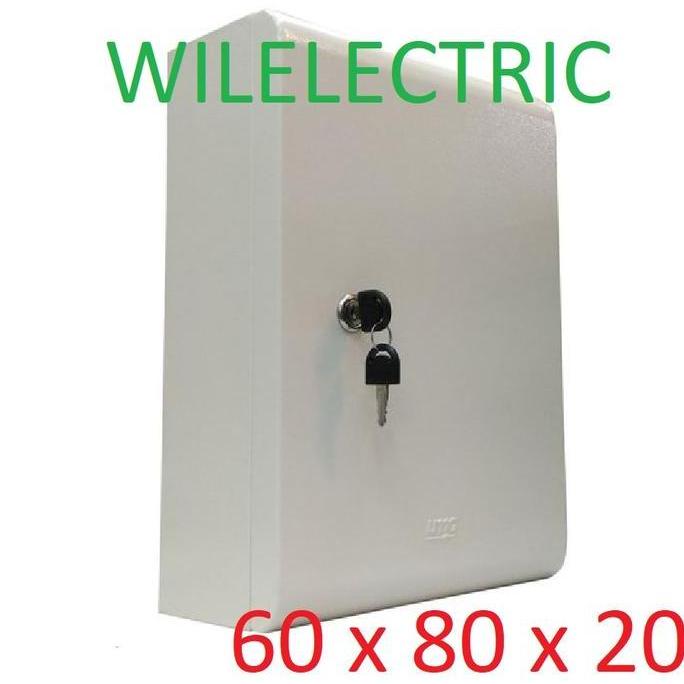 UMG Box panel listrik indoor 60 x 80 x 20 cm cream powder coating