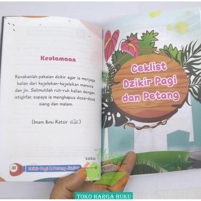Ready Dzikir Pagi dan Petang Junior Ukuran A5 Penerbit Pustaka Arafah