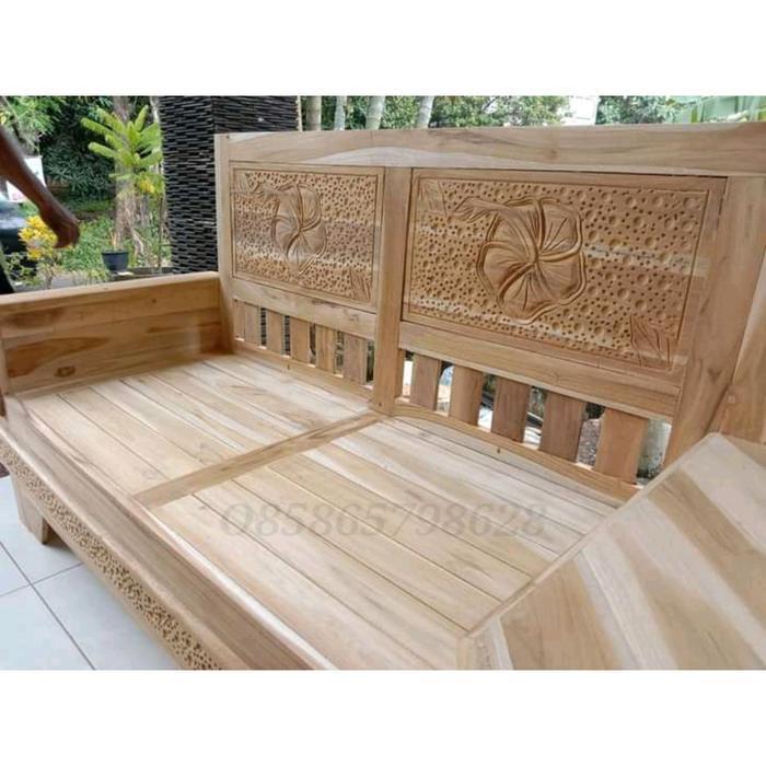 kursi tamu minimalis kayu jati mentahan kursi sudut kayu Jati kursi