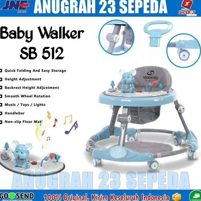 TERLARIS BABY WALKER SPACE BABY SB 512 MUSIK