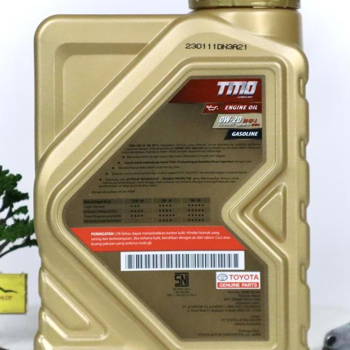 Ready OLI TMO BENSIN 0W-20 1L - OLI TOYOTA TMO BENSIN - OLI BENSIN TOYOTA