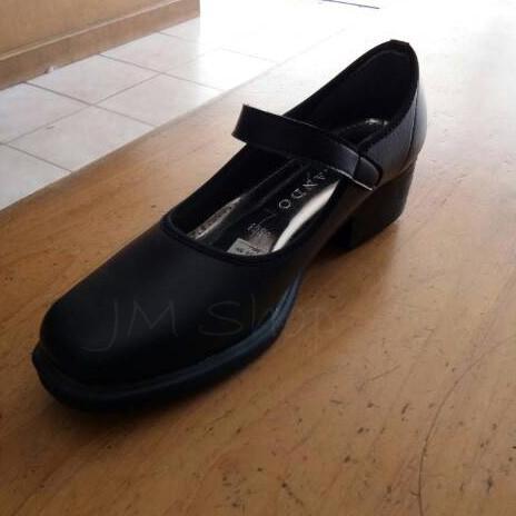 KALYRASUPPLY VILANDO SEPATU PANTOFEL WANITA | PANSUS | SEKOLAH | PASKIBRA | PDH HITAM 100% ORI PREMI