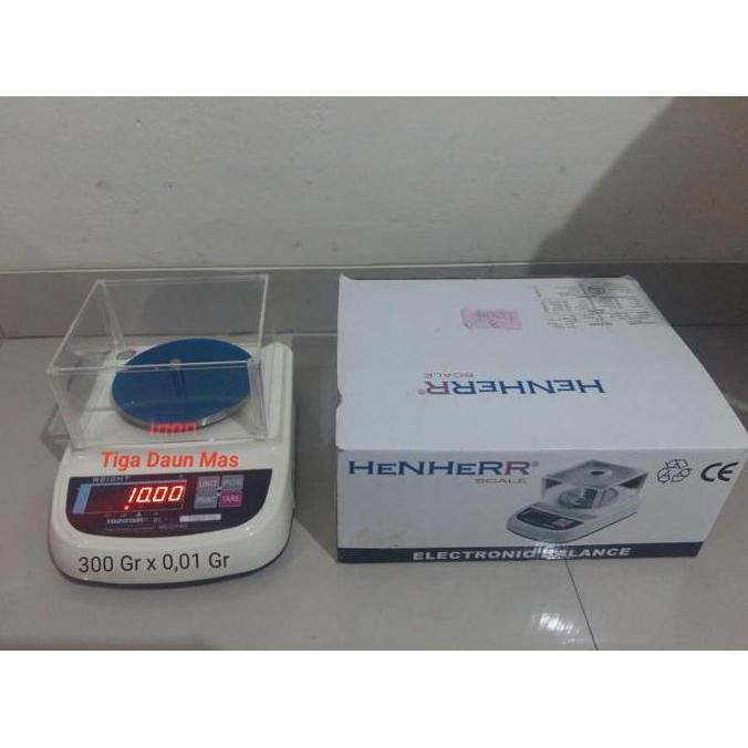 Timbangan Emas / Timbangan Laboratorium / Analitik 300 Gr /0,01 Gr