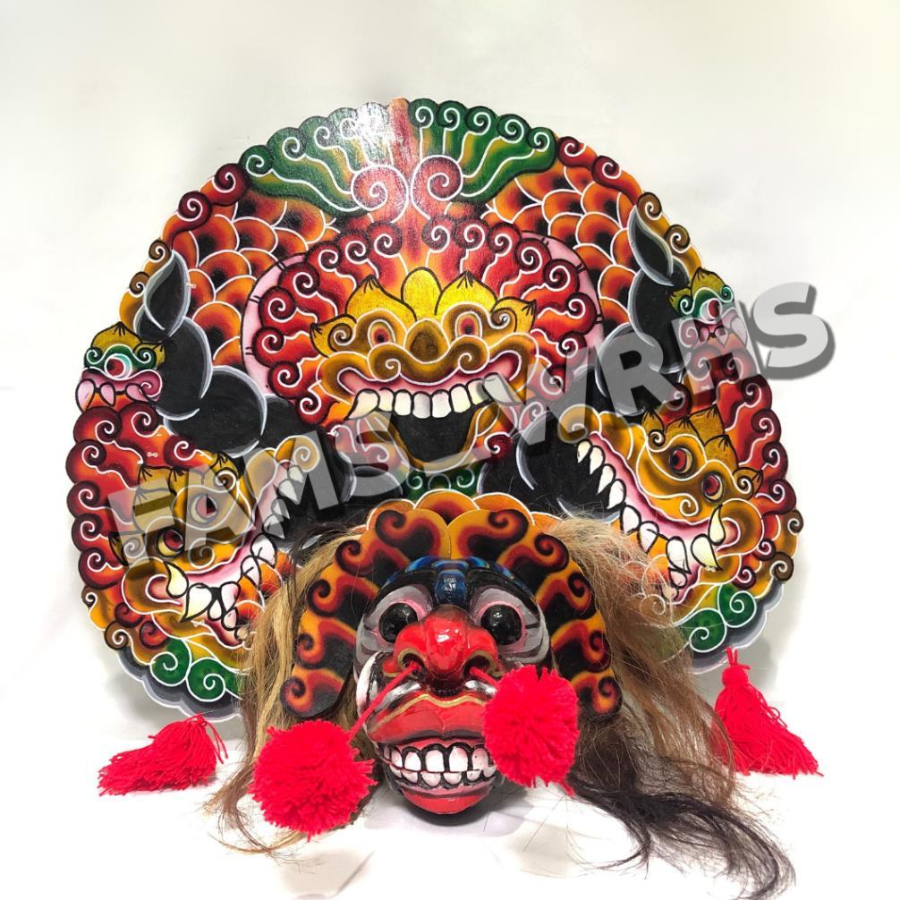 Barongan Telon Vip Ukuran 22 Full Kayu Barongan Caplokan Kayu Fm -20