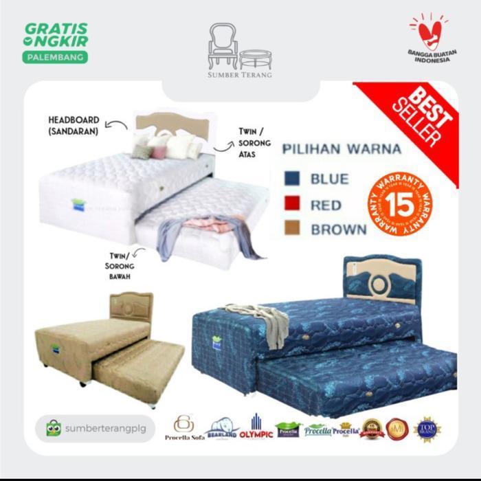 Springbed Sorong 2in1 Procella Bed Dorong Spring Bed Matras Procella