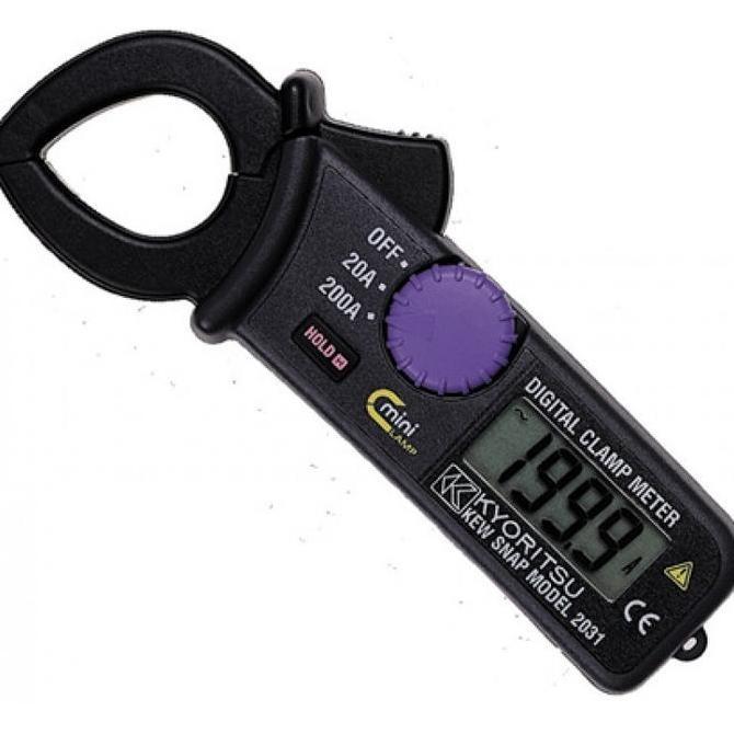 Kyoritsu 2031 Mini Digital Clamp Meter Ac 200A Tang Ampere