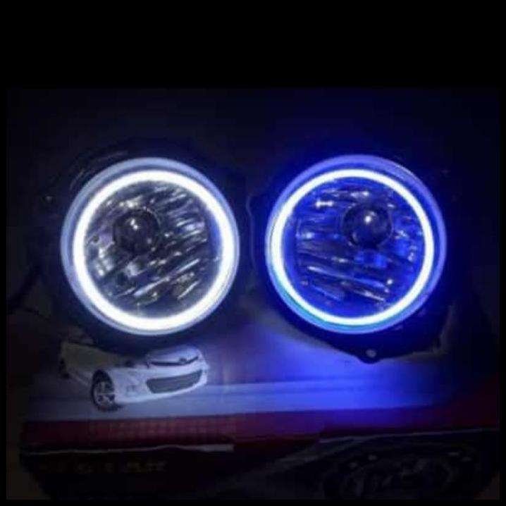 TERBARU FOG LAMP ALL NEW AVANZA MODEL LED WARNA BIRU 2012-ON 