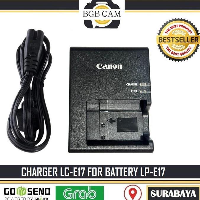 TERBARU - Charger Canon LC-E17 For LP-E17 EOS 750D / 800D / 200D / 200Dii LCE17