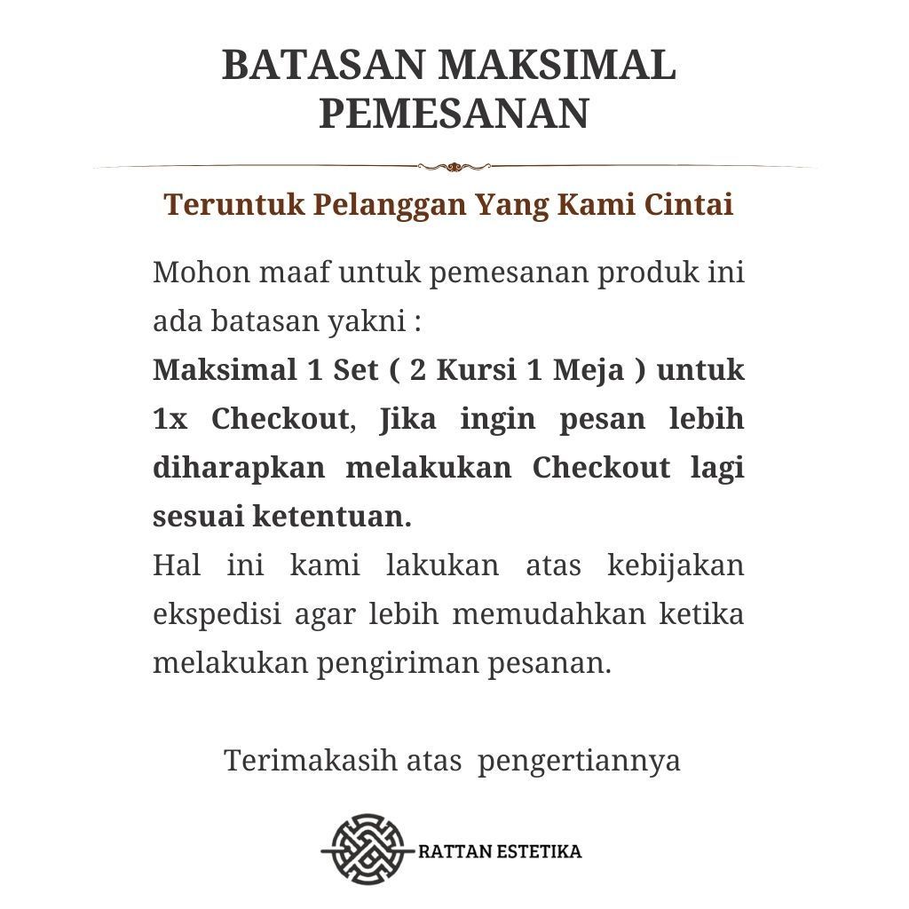 Kursi Teras Kerang Rotan / Kursi Rotan Teras Bukur / Kursi Tamu Rotan Asli Finishing